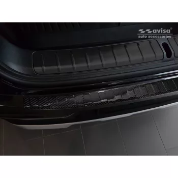   Avisa protecție bară spate din carbon negru Bmw X4 II (GO2) 2018-2021, FL 2021->