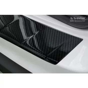   Avisa protecție bară spate MERCEDES GLC (X253) 5D/Hybrid 2015-2019, FL2019->carbon mintat negru
