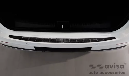 Avisa protecție bară spate din carbon negru MERCEDES CLA II (C118) limousine 2019->