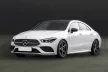 Avisa protecție bară spate din carbon negru MERCEDES CLA II (C118) limousine 2019->