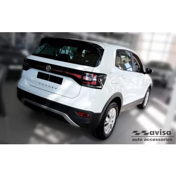   Avisa protecție bară spate din oțel carbon negru VOLKSWAGEN T-Cross 2018->2024, FL 2024->