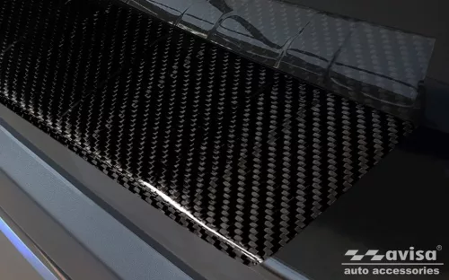 Avisa protecție bară spate din carbon negru NISSAN X-TRAIL III (T32) FL2017-2021