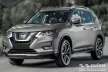 Avisa protecție bară spate din carbon negru NISSAN X-TRAIL III (T32) FL2017-2021