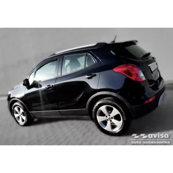   Avisa protecție bară spate din carbon negru OPEL MOKKA X FL2016->