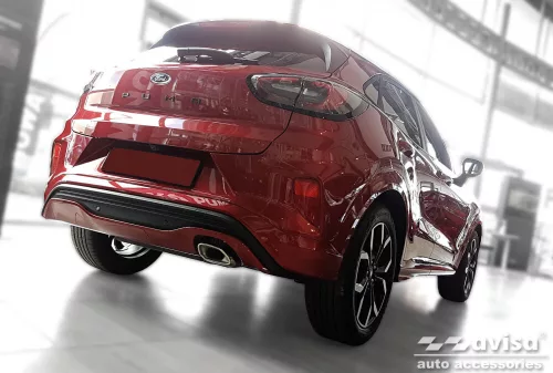 Avisa protecție de bară din carbon neagră FORD PUMA crossover 2019->