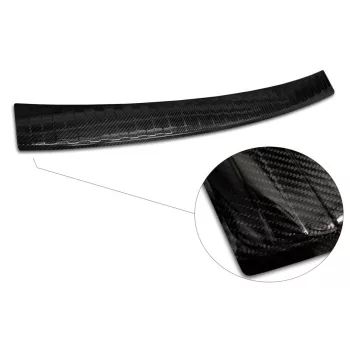  Avisa protecție bară spate din carbon negru PORSCHE CAYENNEII (92A) 2010-2014