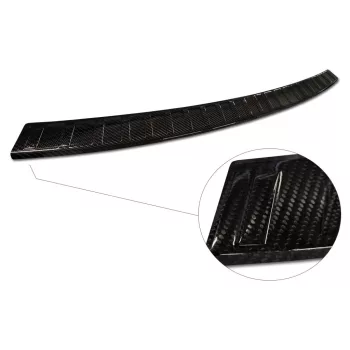   Avisa protecție bară spate din carbon negru Bmw iX3 (G08) 2020->2021