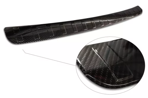 Avisa protecție bară spate MERCEDES GLA II H247 crossover 2020->carbon cu model negru