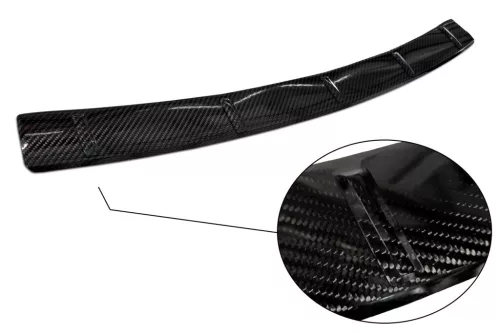 Avisa protecție bară spate din carbon negru FORD MUSTANG VI coupe/GT 2015-2017, FL2017->
