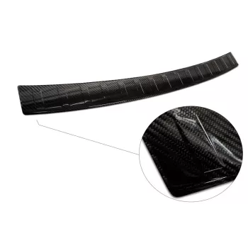   Avisa protecție bară spate din oțel carbon negru Bmw X6 II F16 2014-2019