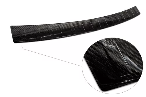 Avisa protecție bară spate din oțel carbon negru Bmw X6 II F16 2014-2019