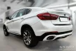 Avisa protecție bară spate din oțel carbon negru Bmw X6 II F16 2014-2019
