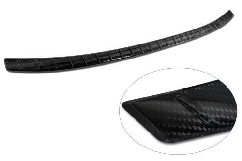 Avisa protecție de bară din carbon neagră VOLKSWAGEN TAIGO 2021->