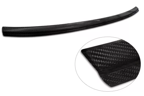 Avisa negre karbon Protecție bară spate PORSCHE CAYENNE III (P0536) 2017-2023