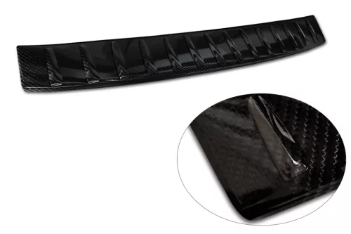 Avisa protecție bară spate din carbon negru MERCEDES EQS (X296) 2022-