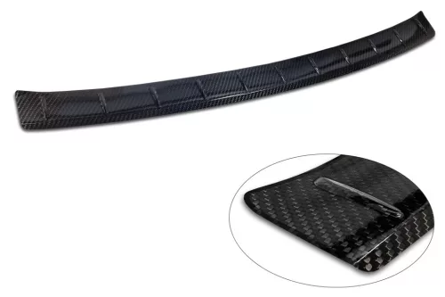 Avisa protecție bară spate din carbon negru MG 5 EV SW 2022