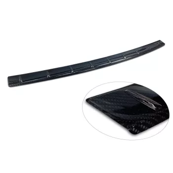 Avisa protecție bară spate din carbon negru FIAT 600 2023-
