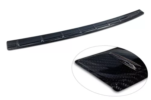Avisa protecție bară spate din carbon negru FIAT 600 2023-
