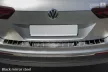 Avisa protecție bară spate din oțel negru oglindă TIGUAN II 2015-2020, FL2020->/eHybrid 2020-2024, TIGUAN II R-Line 2015-2020, 2021-2024 etc.