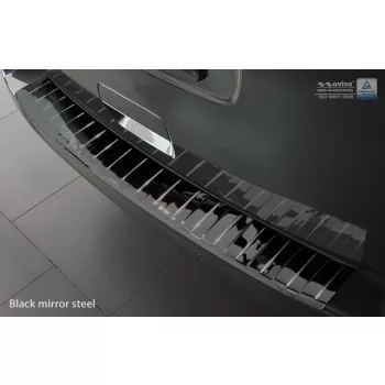   Avisa protecție bară spate din oțel negru oglindă CITROEN SPACETOURER 2016->, OPEL VIVARO III 2019->, PEUGEOT TRAVELLER 2016->, TOYOTA PROACE VERSO II 2016->