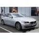 Avisa protecție bară spate din oțel negru oglindă Bmw 5 F11 touring 2010-2013, FL 2013-2017