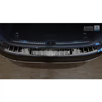   Avisa protecție bară spate din oțel negru oglindă Volvo V90 combi 2016->
