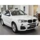 Avisa protecție de bară din oțel lustruit neagră BMW X3 F25 2014-2017 (fits also to X-line)