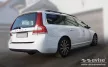 Avisa protecție bară spate din oțel negru oglindă Volvo V70 III FL2014-2016