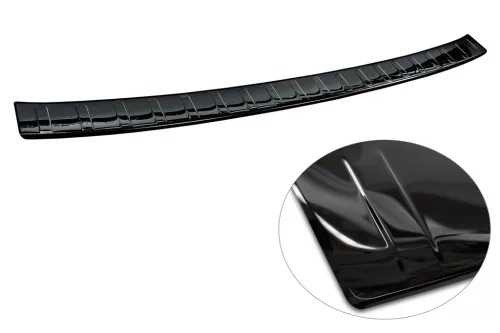Avisa negre oțel oglindă Protecție bară spate Bmw X1 III U11 2022->/Bmw X1 III U11 X -line 2022->