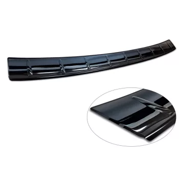   Avisa negru oțel oglindă Protecție bară spate VOLKSWAGEN TIGUAN III 2024-