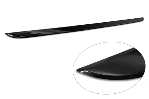 Avisa negru oțel oglindă hayon ornament MITSUBISHI ASX II (RJB) 2023->, RENAULT CAPTUR II CROSSOVER 2019->