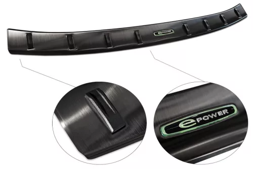 Avisa protecție de bară din oțel neagră "Strong Edition" MAZDA MX-30 2020->