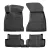 EgriAuto 3D covorașe de cauciuc premium cu capse Audi A4 (B9) 2015-2024 5 buc