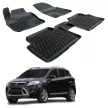 EgriAuto 3D covorașe de cauciuc premium cu capse Ford Kuga 2008-2013