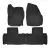 EgriAuto 3D covorașe de cauciuc premium cu capse Ford S-MAX 2006-2014