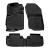 EgriAuto 3D covorașe de cauciuc premium cu capse Mitsubishi Outlander 2012-2020 5 buc