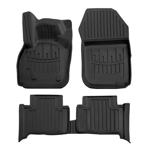 EgriAuto 3D covorașe de cauciuc premium cu capse Renault ZOE 2012-2018 5 buc
