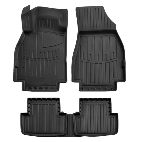 EgriAuto 3D covorașe de cauciuc premium cu capse Renault Megane II 2002-2009 5 buc