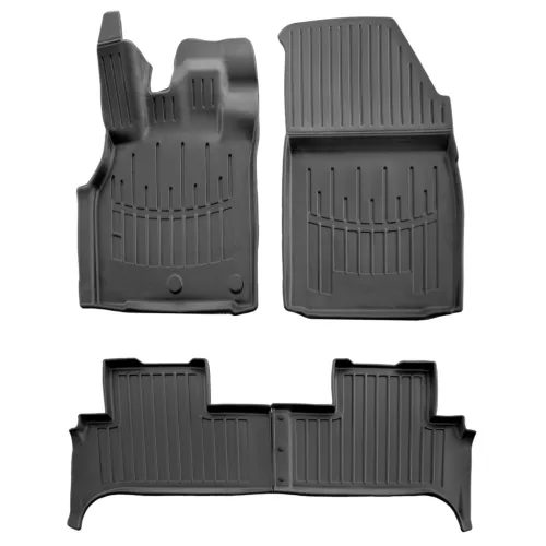 EgriAuto 3D covorașe de cauciuc premium cu capse Renault Scenic III 2009-2016 4 buc