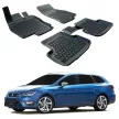 EgriAuto 3D covorașe de cauciuc premium cu capse Audi A3 8V/VW Golf 7/Leon 3 2012-2019