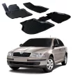 EgriAuto covoare auto 3D premium cu prindere SKODA Octavia II 2005-2013