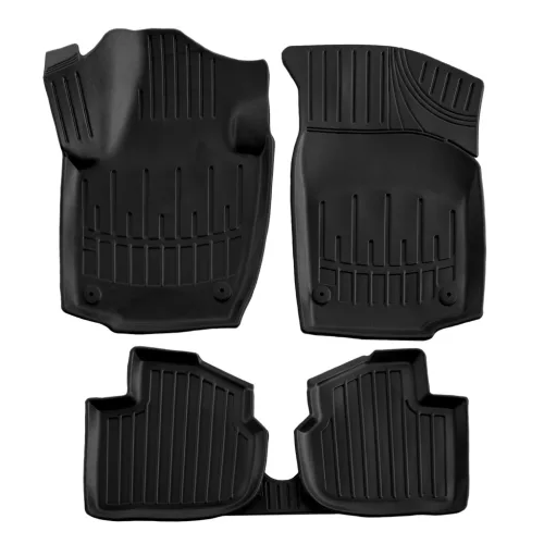 EgriAuto 3D covorașe de cauciuc premium cu capse Skoda Rapid 2012-2019 5 buc