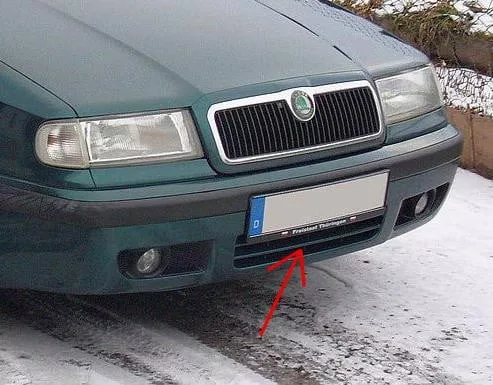 De iarnă husă de grilă Škoda Felicia (inferior)