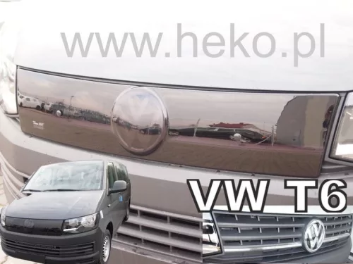 VW Transporter T6/Caravelle 2015-2021 de iarnă husă grilă radiator(superior, negru maszk)