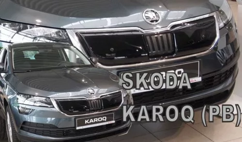 De iarnă husă de grilă Škoda Karoq 2017-2022 (a facelift înainte de)