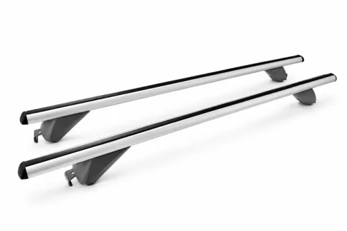 EgriAuto 135 cm suport de plafon din aluminiu pentru mașini cu bare longitudinale, blocabil 90 kg