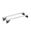 EgriAuto 135 cm suport de plafon din aluminiu pentru mașini cu bare longitudinale, blocabil 90 kg