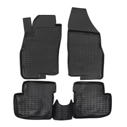 EgriAuto 3D covorașe de cauciuc premium cu capse Fiat Grande Punto 5D 2005-