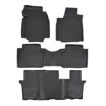   EgriAuto 3D covorașe de cauciuc premium cu capse Honda Pilot 2008-2012/2012-2016