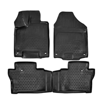   EgriAuto 3D covorașe de cauciuc premium cu capse Honda Pilot 2016- (USA)